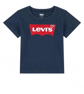 Levi's  Tshirt à manches courte marine logo rouge bébé