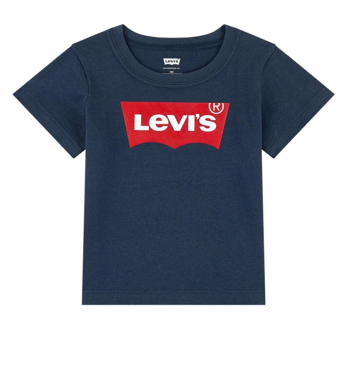 Levi's  Tshirt à manches courte marine logo rouge bébé
