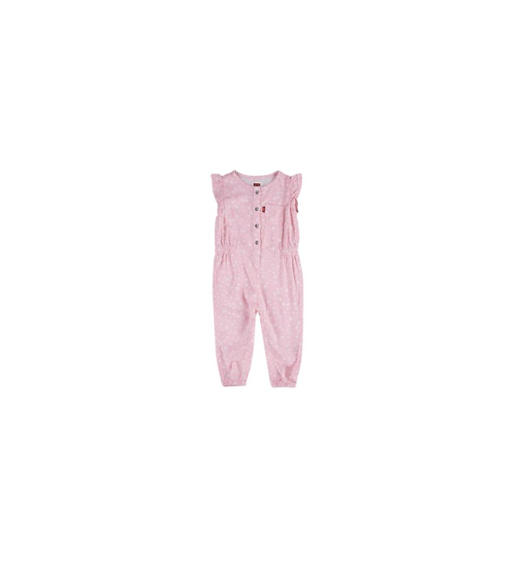 Levi's  Combinaison rose à imprimée blanc bébé filles