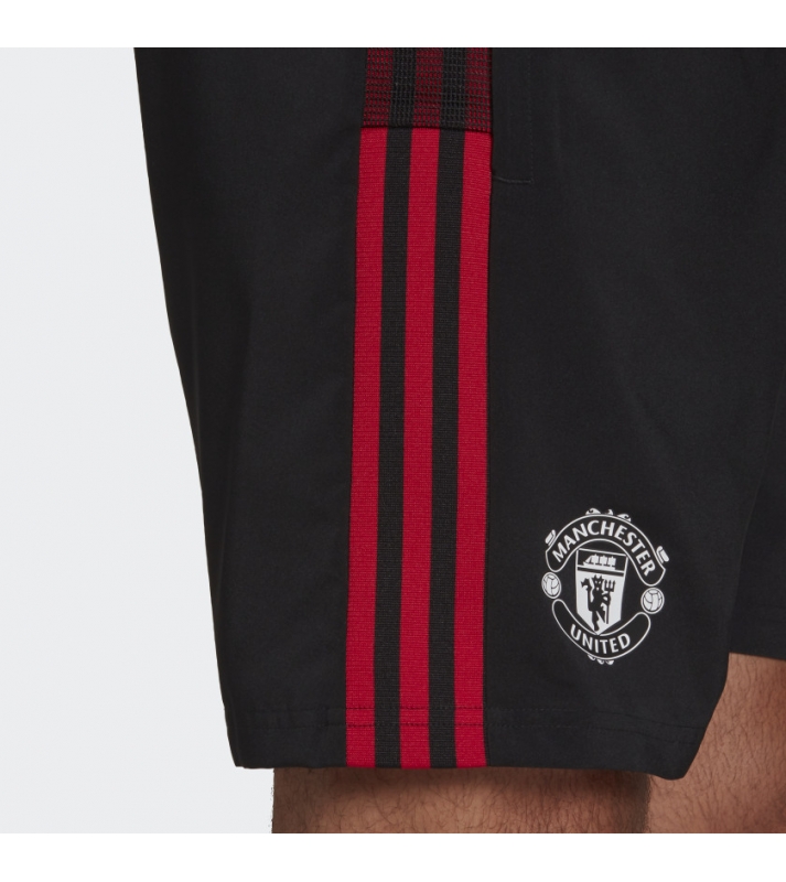 Adidas  Short Manchester United noir/rouge 2021/2022