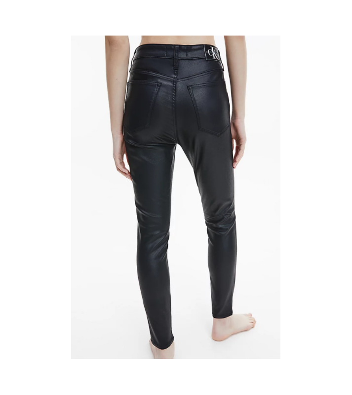 Calvin klein  Jean Super Skinny high rise noir huile