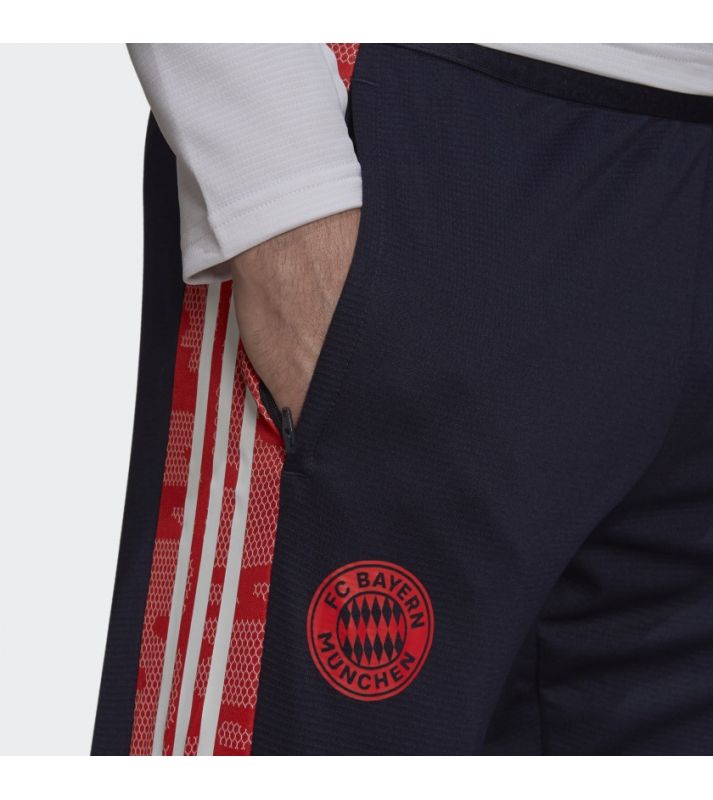 Adidas  Pantalon de survêtement FC Bayern Munich noir/rouge 2021/2022
