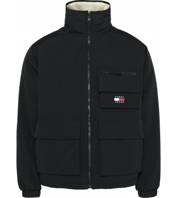 Tommy Hilfiger  Veste réversible bi-matière noir/blanche