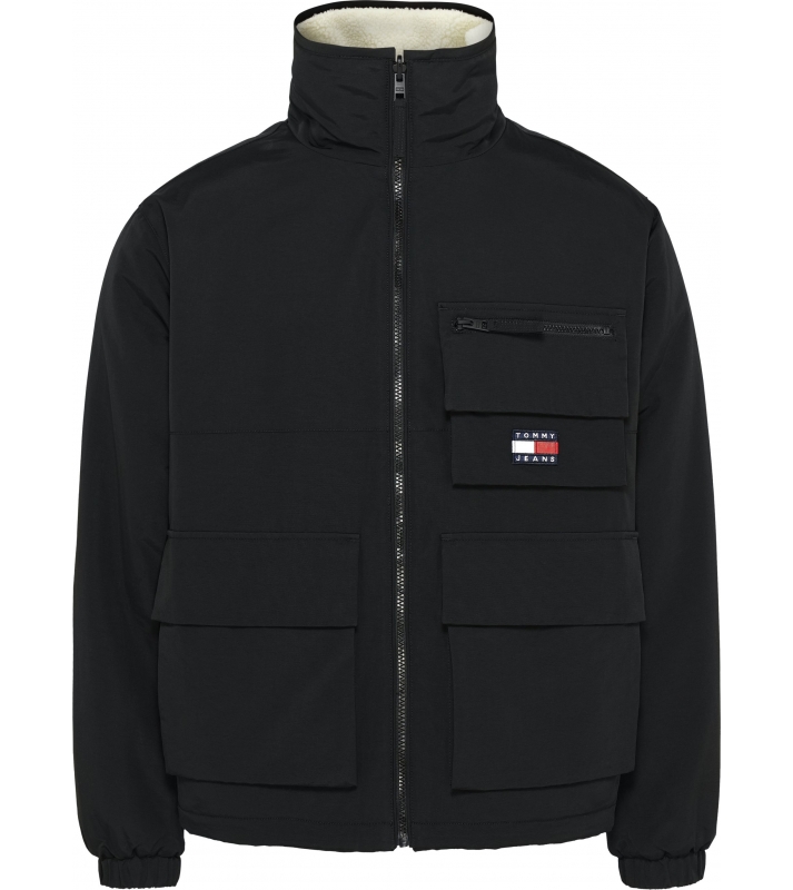 Tommy Hilfiger  Veste réversible bi-matière noir/blanche