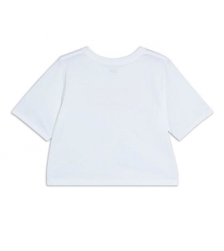 Levi's  Tshirt à col rond crop blanc