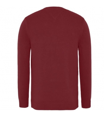 Tommy Hilfiger  Pull à col rond essential rouge cerise