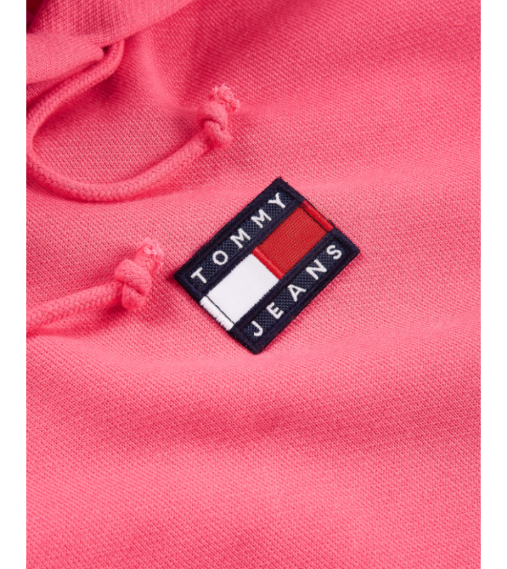 Tommy Hilfiger  Sweat à capuche rose logo central rose