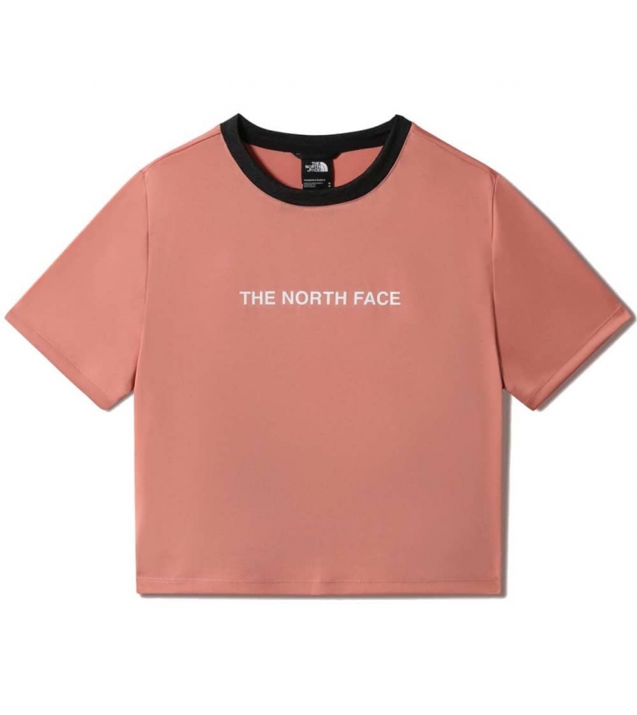The North face  Tshirt à col rond rose/noir