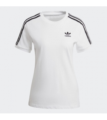 Adidas  Tshirt à col rond Adicolor blanc