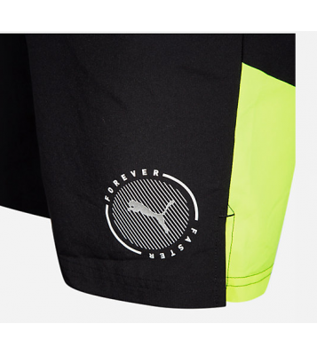 Puma  Short active sport noir/jaune