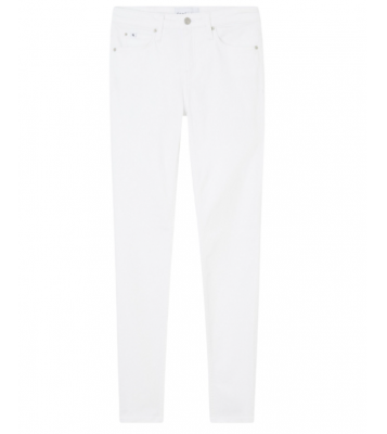 Jeans Mid Rise Skinny blanc...