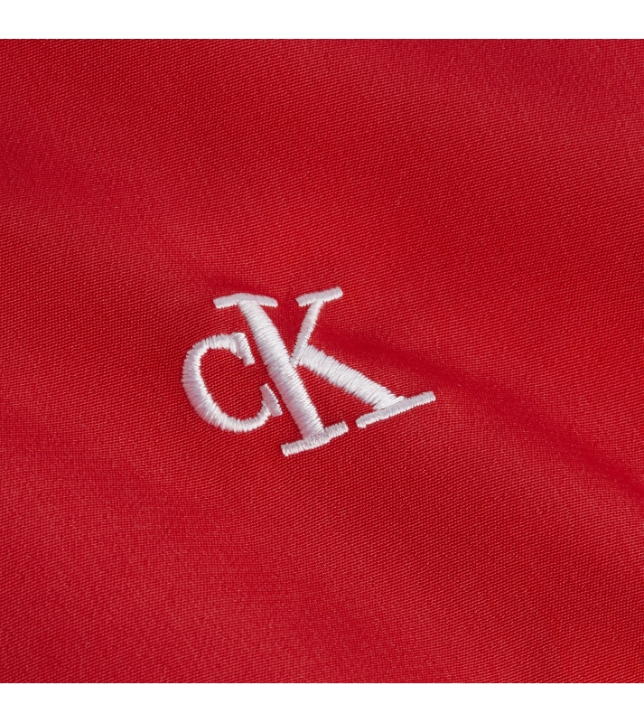 Calvin klein  Robe chemise fluide rouge