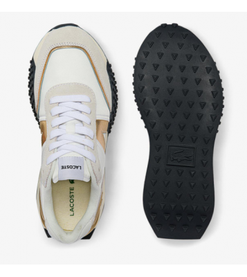 Lacoste  Basket L-Spin Deluxe blanche/or
