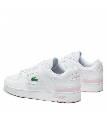 Lacoste  Basket Court Cage blanche/rose