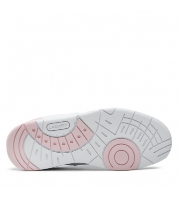 Lacoste  Basket Court Cage blanche/rose