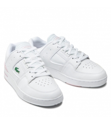 Lacoste  Basket Court Cage blanche/rose