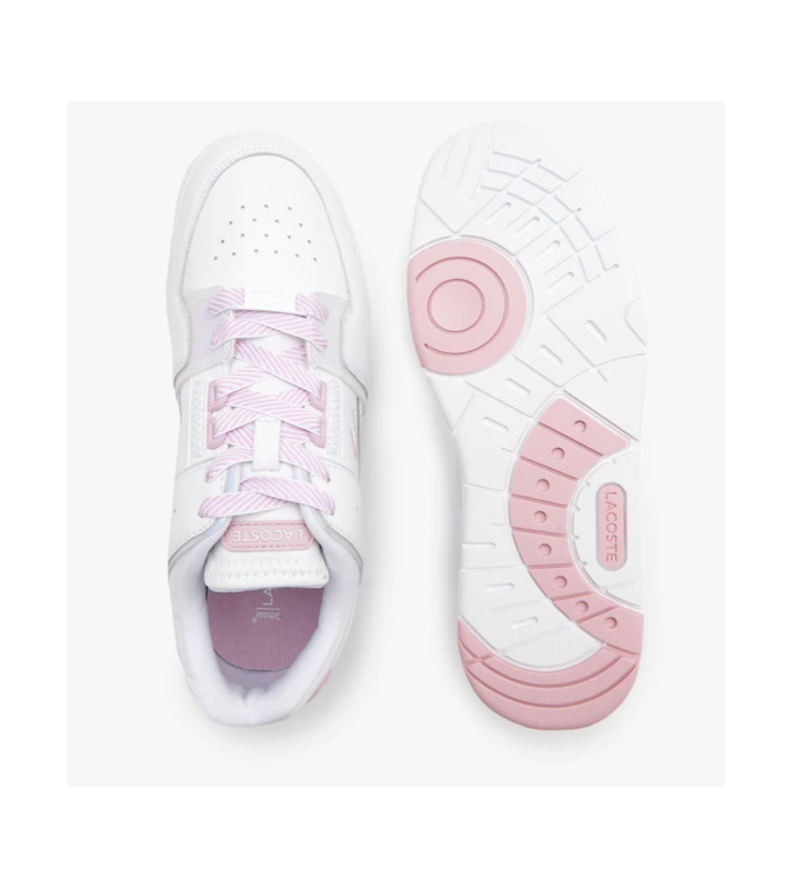 Lacoste  Basket Court Cage blanche/rose