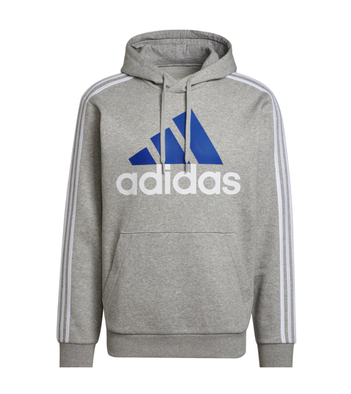 Adidas  Sweat à capuche gris logo bleu