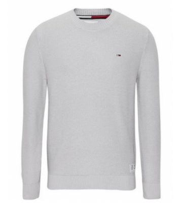 Tommy Hilfiger  Pull Essential à col rond gris