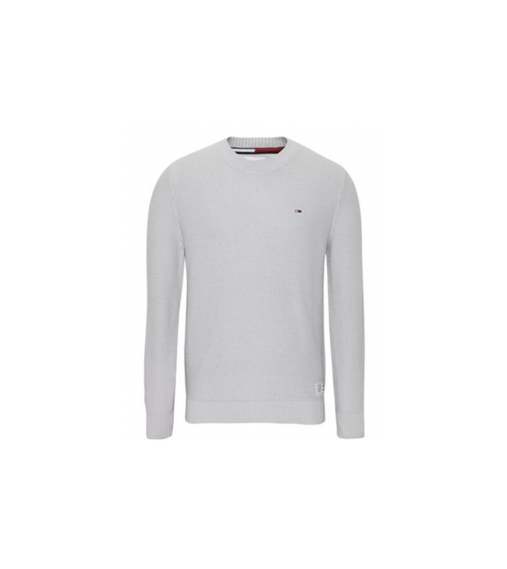 Tommy Hilfiger  Pull Essential à col rond gris