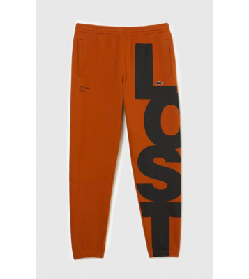 Lacoste  Pantalon de survêtement avec lettres contrastées en coton