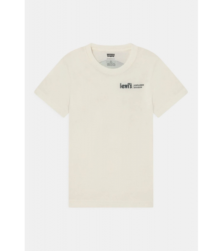 Levi's  Tshirt à col rond beige dessin dos