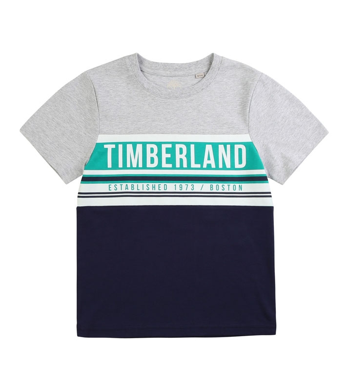 Timberland  Tshirt col rond Logo imprimé sur l'avant