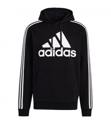 Adidas  Sweat à capuche noir logo blanc