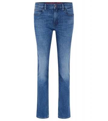 HUGO  Jean Extra Slim Fit en denim stretch bleu confortable Longueur 36