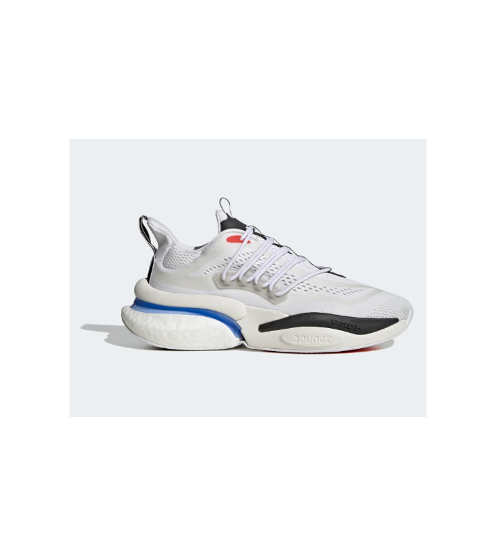 Adidas  Basket Alphaboost blanche/bleu