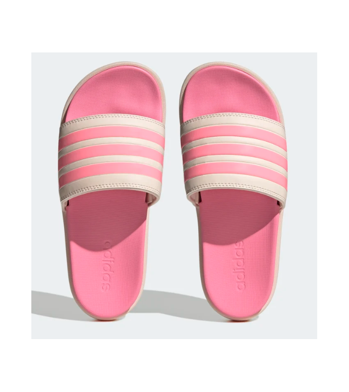 Adidas  Claquettes Adilette à plateforme rose