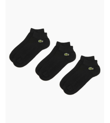 Lacoste  Pack de 3 paires de chaussettes basse noire Pointure 43/46