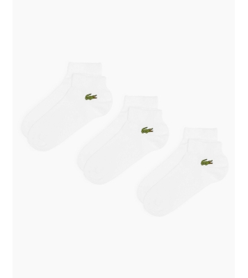 Lacoste  Pack de 3 paires de chaussettes blanche Pointure 43/46