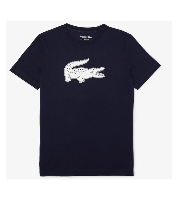 Lacoste  Tshirt en jersey respirant imprimé crocodile 3D