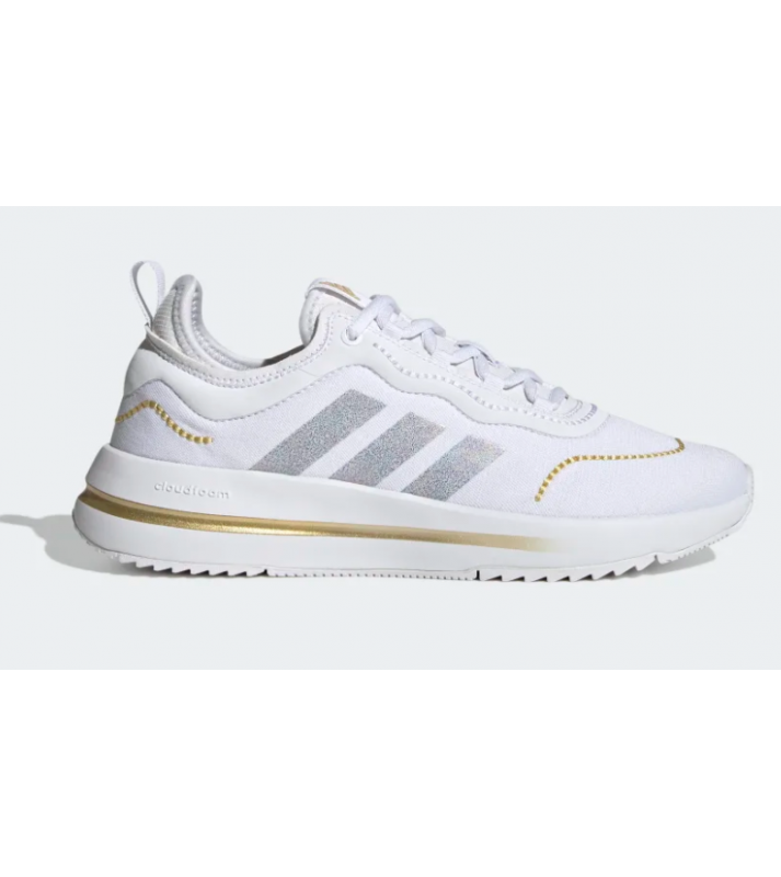 Adidas  Basket Fusaka run blanche/or