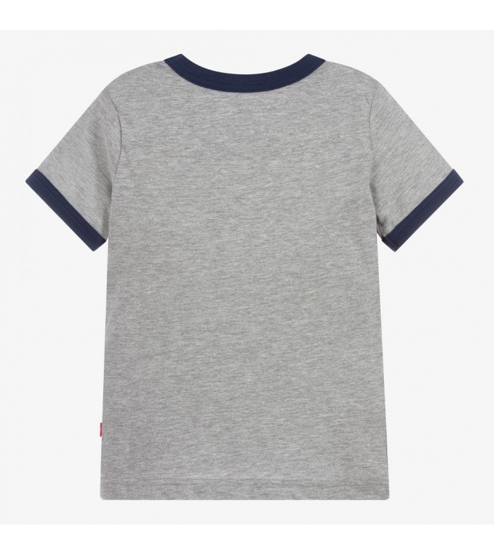 Levi's  Tshirt à col rond gris/marine 8 ans
