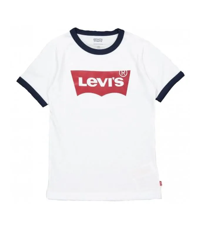 Levi's  Tshirt à col rond blanc/marine