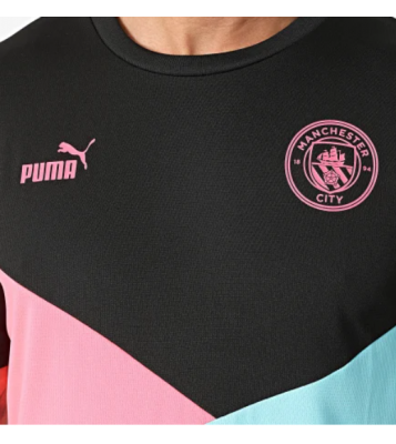 Puma  Tshirt à col rond Manchester City tricolore