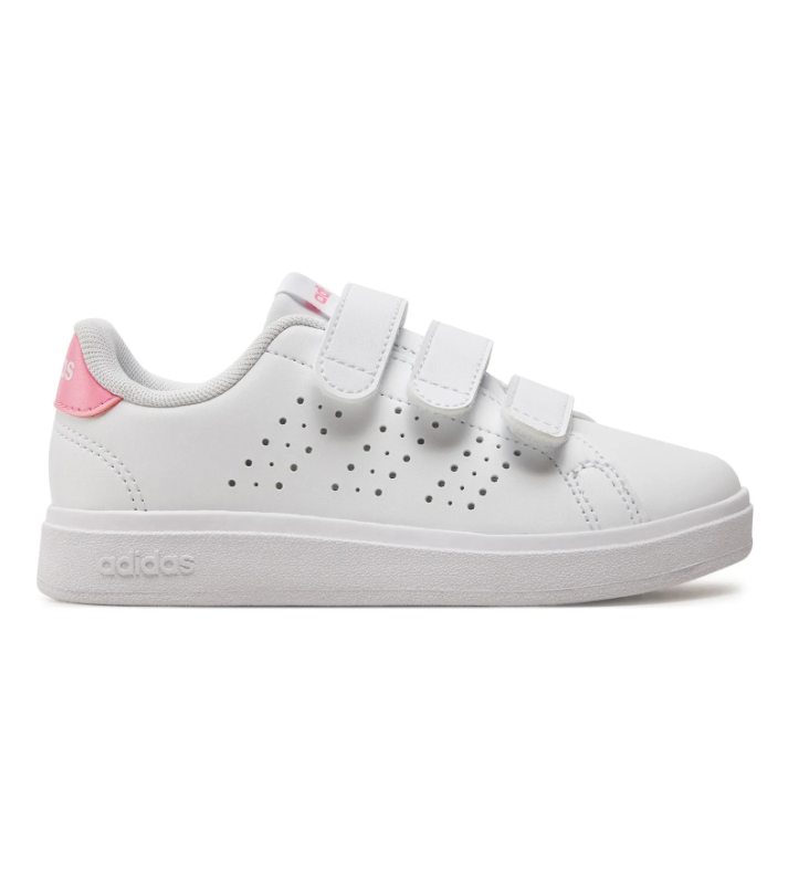 Adidas  Basket Advantage Base 2.0 Blanche/rose