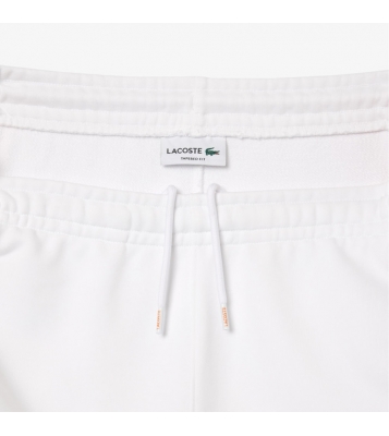 Lacoste  Pantalon molleton blanc/orange