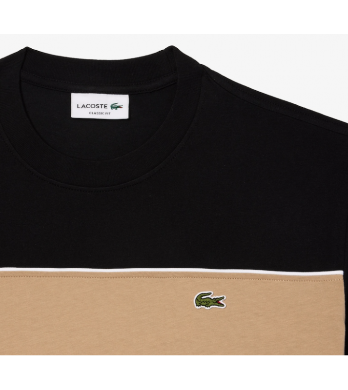 Lacoste  Tshirt en coton color-block