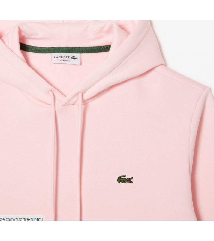 Lacoste  Sweat à capuche rose