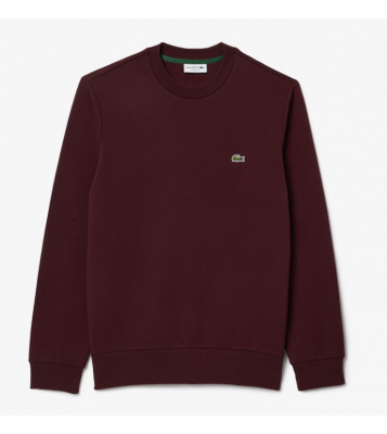 Lacoste  Pull à col rond bordeaux