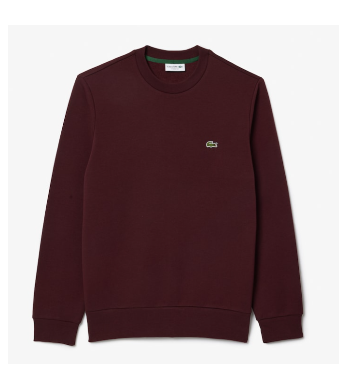 Lacoste  Pull à col rond bordeaux