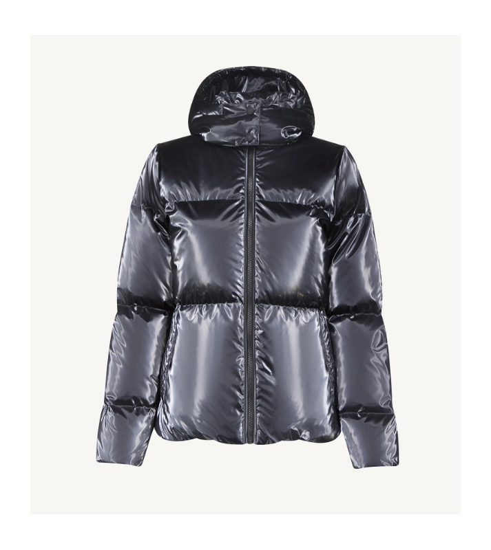 Jott  Doudoune Grand Froid nacrée Tanya Glossy noire