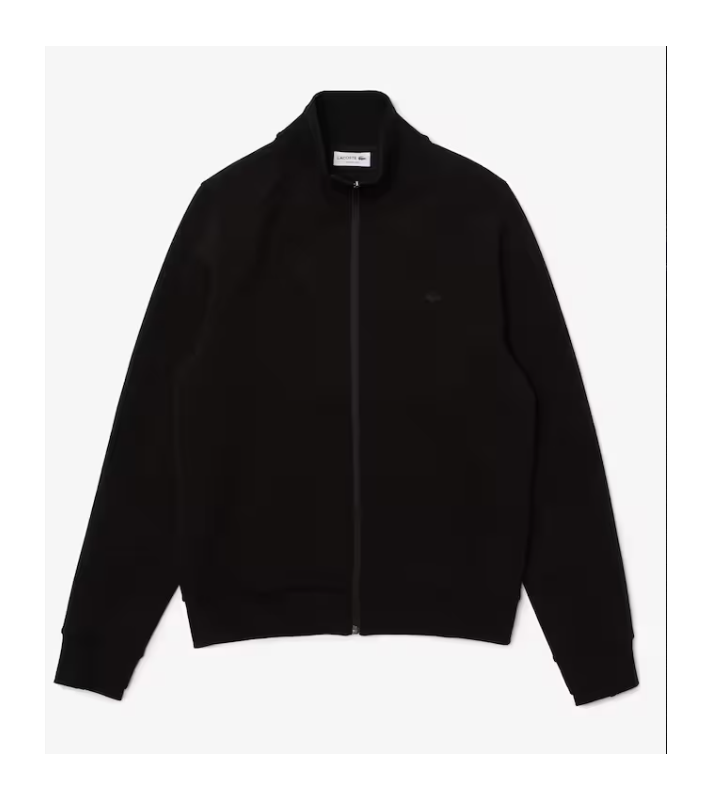 Lacoste  Veste zippée col montant noir