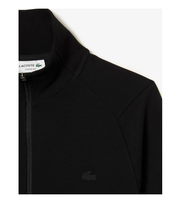 Lacoste  Veste zippée col montant noir