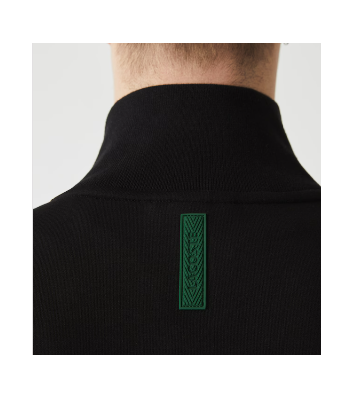 Lacoste  Veste zippée col montant noir