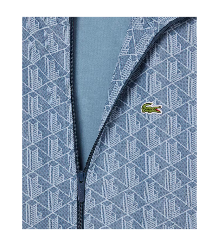 Lacoste  Veste de survêtement zippée Paris jacquard