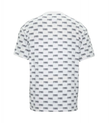 Tommy Hilfiger  Tshirt TJM Multi Corporate Logo blanc